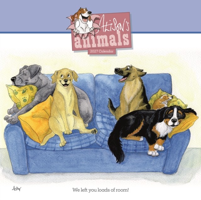 Rackhams Light Alison's Animals Calendar 2027, Wall Calendars, Month To View, Animals, Gift - Image 3