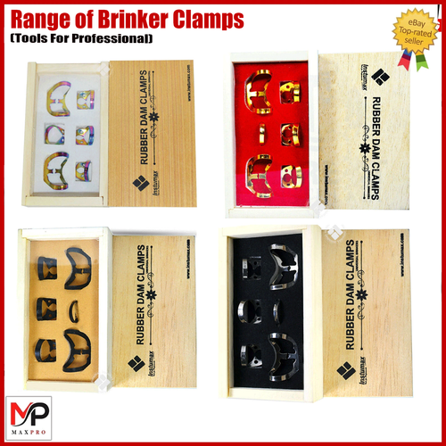 Juego de abrazaderas de presa de goma dental Brinker #B4 retractores premolares | multicolor + caja - Imagen 11 de 11