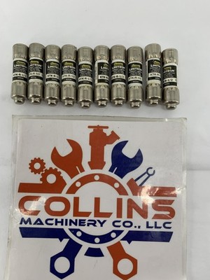 Eaton Bussmann KTK-R-1/2 Class CC 1/2A 600V Time Delay Fuses Lot of 10