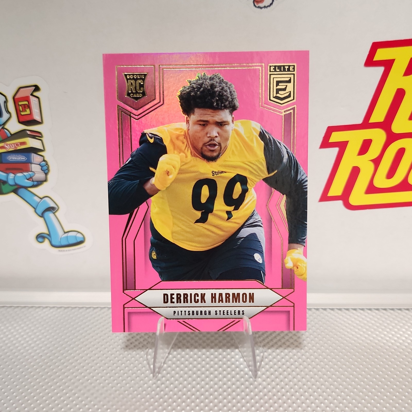 2025 Panini Donruss Elite - Rookies Derrick Harmon #162 Pink Ink (RC)