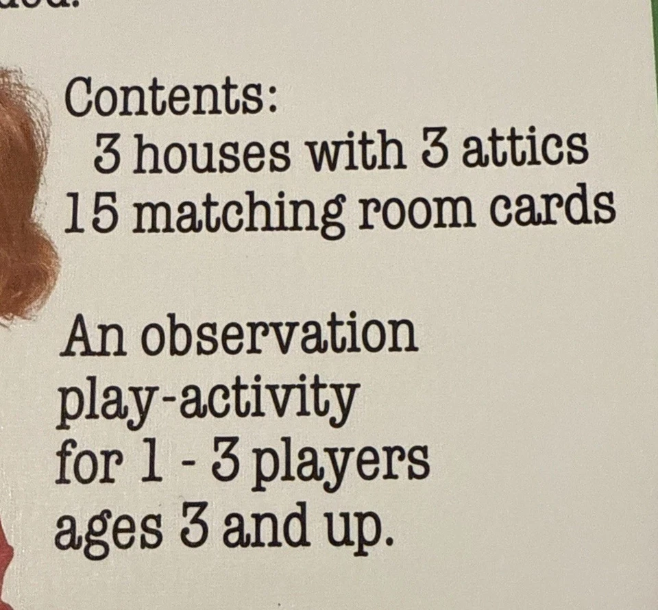 Vintage "Things In My House" Game by Ravensburger - 1993 Ed - Complete! Ages 3+ - Image 4 of 4