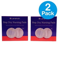 Lansinoh Stay Dry Nursing Pads 36 Count 2 Pack New