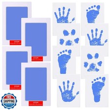 LelonHo Inkless Hand and Footprint Kit Clean Touch Ink Pad for Newborn Baby P