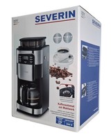 Severin KA 4810 Kaffeemaschine Mit Mahlwerk Edelstahl/Schwarz