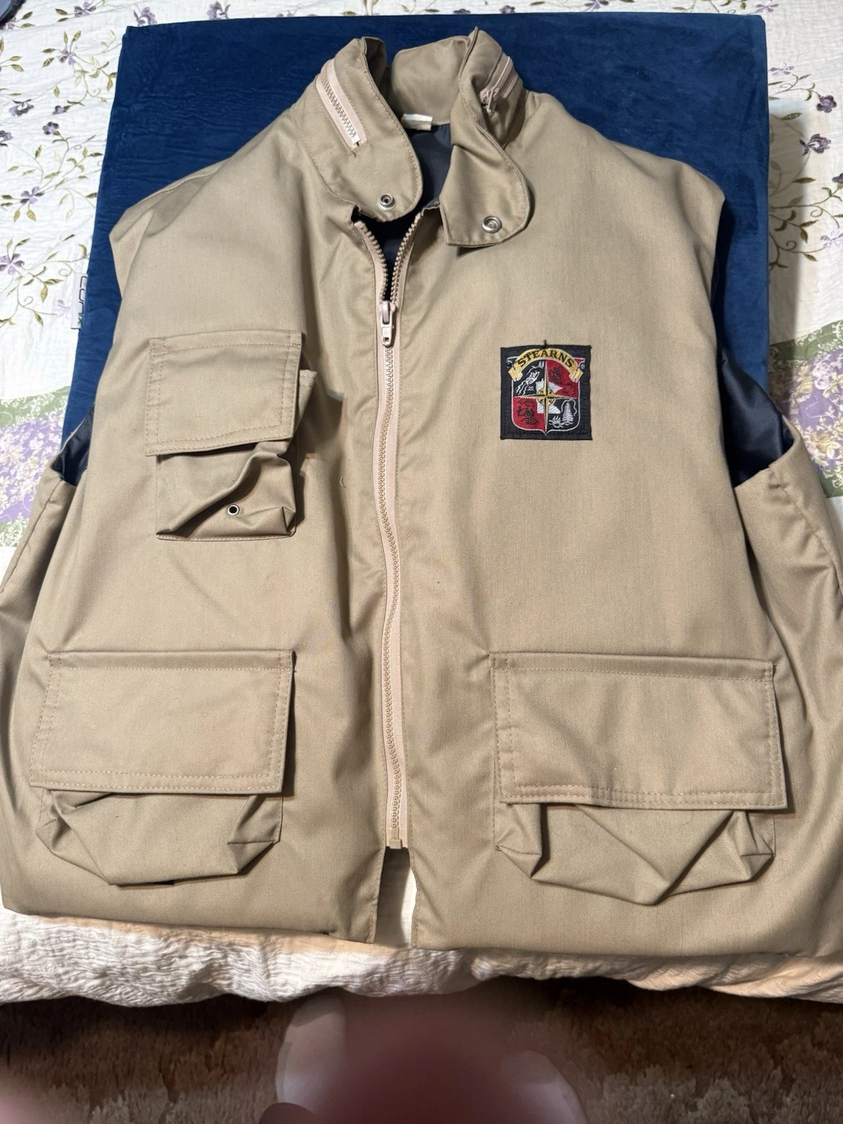 Vintage Stearns Fishing Life Jacket Vest Size XL Never Used It