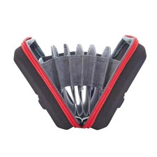 8 Slots Camera Lens Filter Pouch Case Holder Wallet For UV CPL Filter 49-95mm v