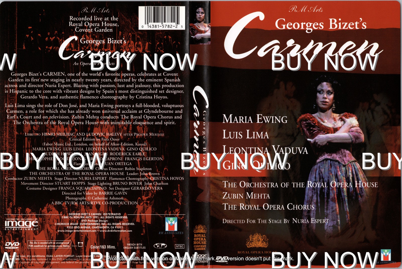 DVD - Georges Bizet's Carmen (1991) (EXCELLENT)