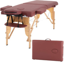 Massage Bed Portable Massage Table 24 Inch Wide Lash Bed Height Adjustable 2 Fol