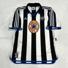 Vintage Adidas Newcastle United 1999 2000 Home Jersey Brown Ale Men Large