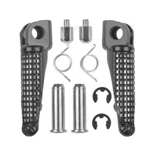Foot Pegs Footrests Pedal Front Fits For Kawasaki Ninja 650R (EX650) 2006-2013 - Foto 2 di 5