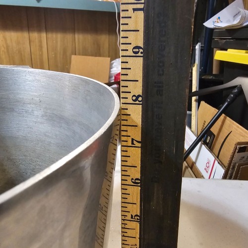 Vintage Magnalite GHC 12 QT / 11 litri rotondo forno olandese pentola stock + coperchio made in USA - Foto 15 di 17