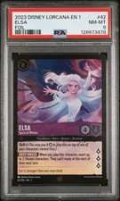 2023 DISNEY LORCANA EN 1-THE FIRST CHAPTER FOIL ELSA - SPIRIT OF WINTER PSA 8