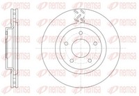 2X Bremsscheibe Remsa 61553.10 FüR Chrysler Sebring JS Mitsubishi Dodge 294Mm 2