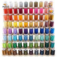 Stickgarn Set 80 Farben 100% Polyester 500M FüR Janome Robison-Anton Kompatibel