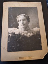 TARJETA DE GABINETE 1897 - Conoce a Julia Gallagher - Foto de Mc Carthy Binghampton