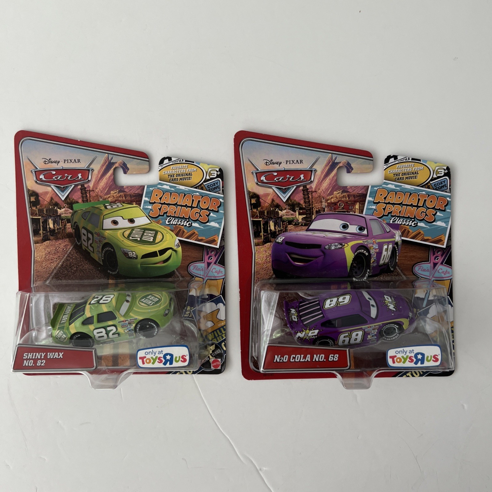 Disney Pixar Cars N2O Cola & Shiny Wax Radiator Springs Classic ToysRUs Exclusive Toy