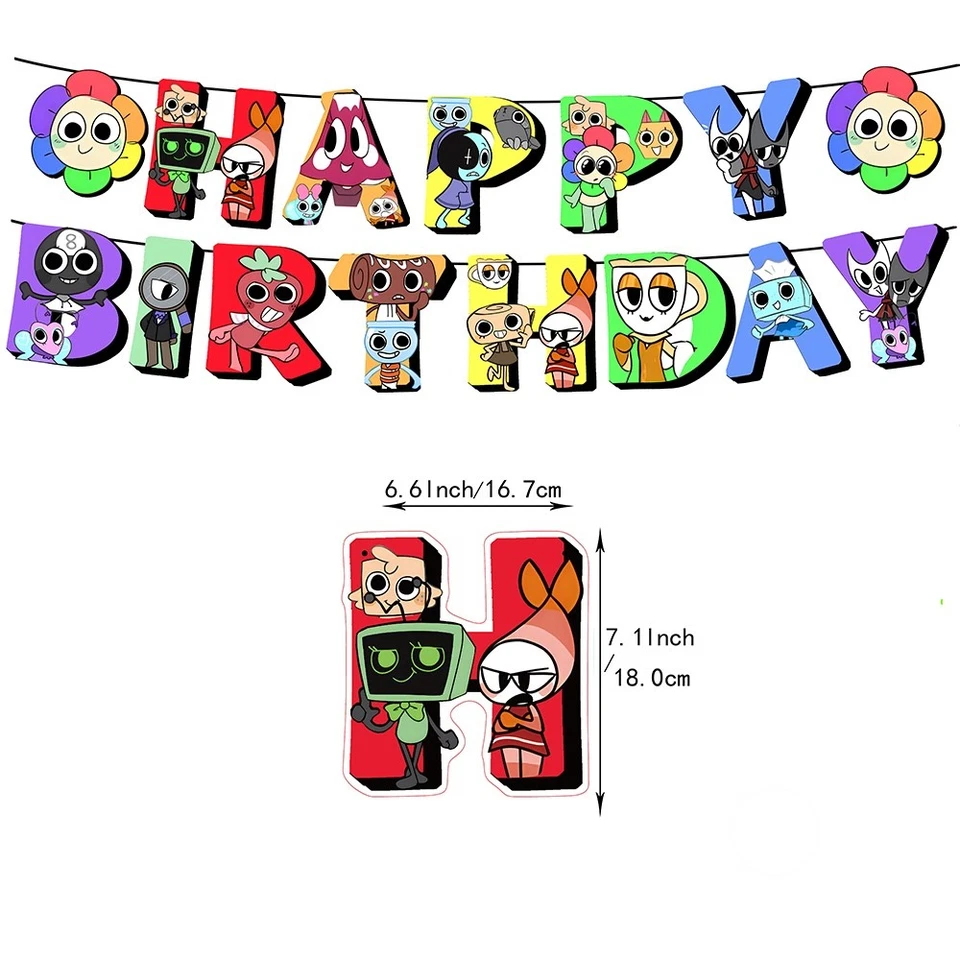 30pcs Dandy's World party supplies decorations - 🇺🇸US seller,  ⚡️FAST Shipping - Image 3 of 4