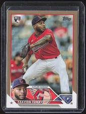 2023 Topps #513 Xzavion Curry Gold Riijue #/2023