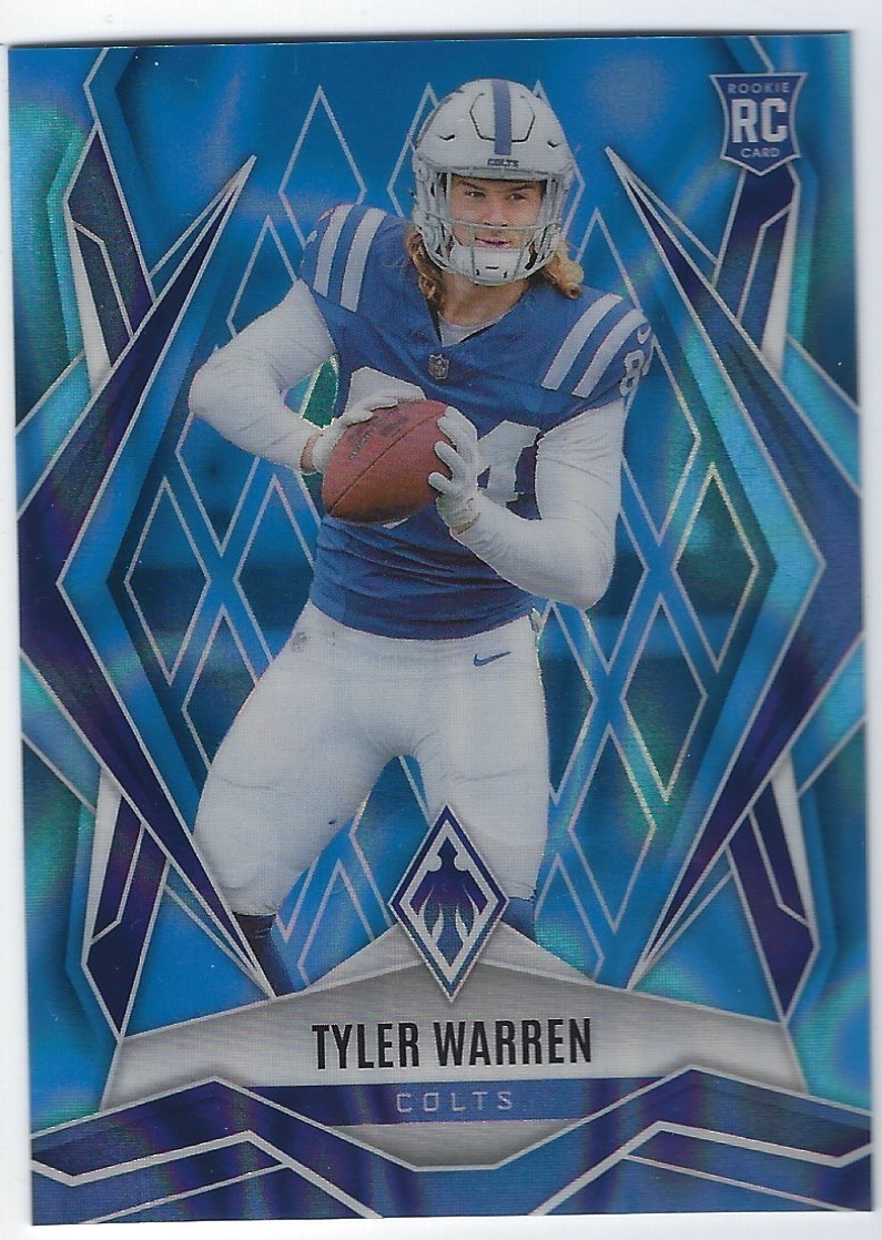 2025 Panini Phoenix Tyler Warren #185 Light Blue Lava 058 /325 (RC)