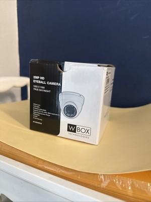 W Box Technologies 0E-HDD2MP28 2MP HD EYEBALL MOTOR CAMERA White IP66 Rated