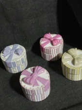 Vtg 1999 Ardleigh Elliott Heirloom Porcelain Music Box Set Of 4 Daughters Love