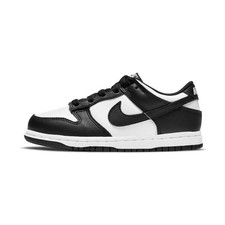BOYS PRE SCHOOL NIKE DUNK LOW LITTLE KIDS WHITE/BLACK-WHITE CW1588-100-SIZE 11