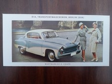 Wartburg 1000 Coupe, blau-weiß, Abbildung, 1961