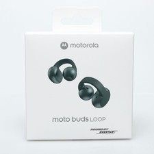 Motorola Moto Buds Loop with Sound by Bose True Wireless Earphones - Green - New