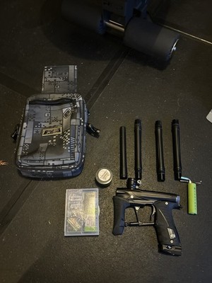 Planet Eclipse Geo 3.1 Black Paintball Marker w/ Barrel kit and more 