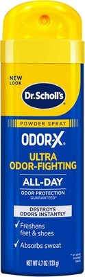 Dr Scholls Odor X Spray Powder Foot Odor Control