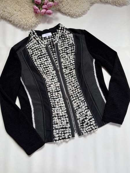 Women Just Blazer Black Polyester 42