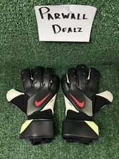 Nike Vapor Grip 3 Promo Goalkeeper Goalie Gloves Black Red FB2092-010 Size 9.5