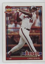 1991 Topps Chili Davis #355 1p0o