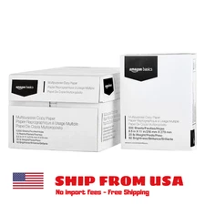 Amazon Basics Copy Paper 8.5x11, 20 lb, 92 Bright White, 10 Reams (5000 Sheets)