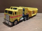 Vintage Hot Wheels Semi Truck Trailer Transporter Car Hauler Carrying Case 1986