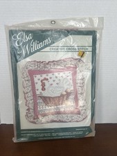 Elsa Williams Needlepoint Kit Country Hen Henrietta  14"x14" Pillow Case VINTAGE