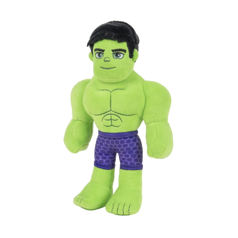 Juguete de peluche Hulk suave tierno 8 pulgadas Marvel Spidey and Friends héroe coleccionable Foto 2 de 4