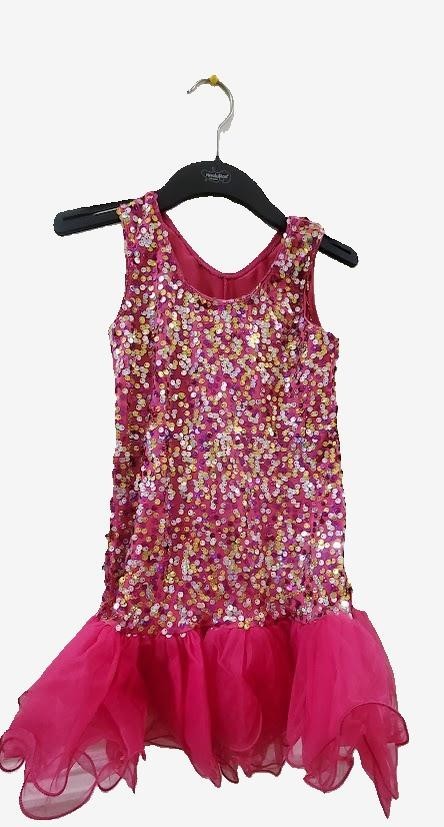 Revolution Girls Dance Costume Jade Dress Diamond… - image 3