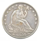 1854-O Seated Liberty Half Dollar Arrows *1908