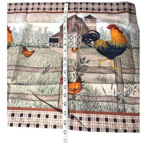 Farm Themed Rustic Curtain Valance On The Farm By Linda Spivey 60” L x 18” W New - Picture 8 of 9