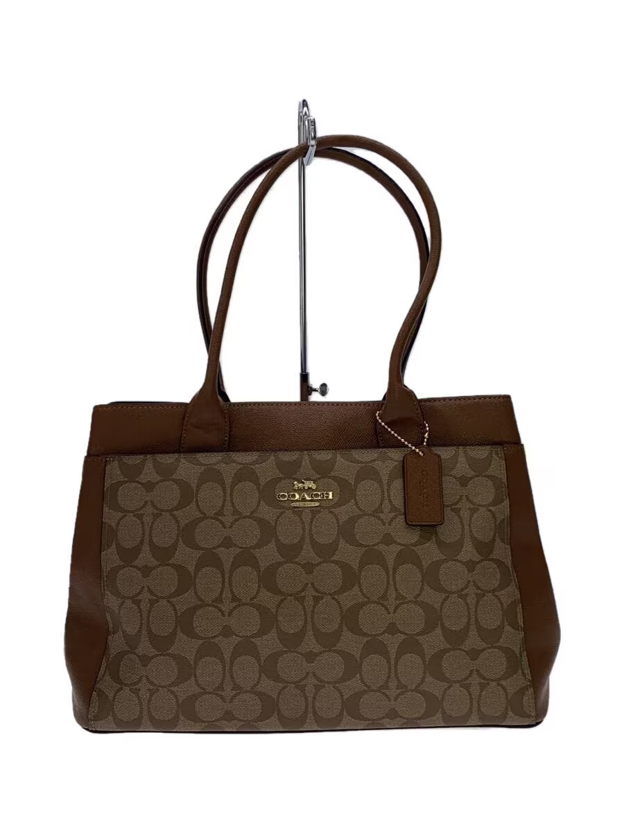 COACH Tote Bag Procurement PVC BRW F31475