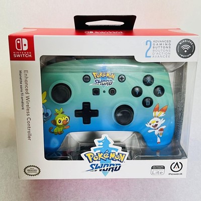 PowerA Nintendo Switch Controller Pokémon Sword Enhanced Grookey Scorbunny