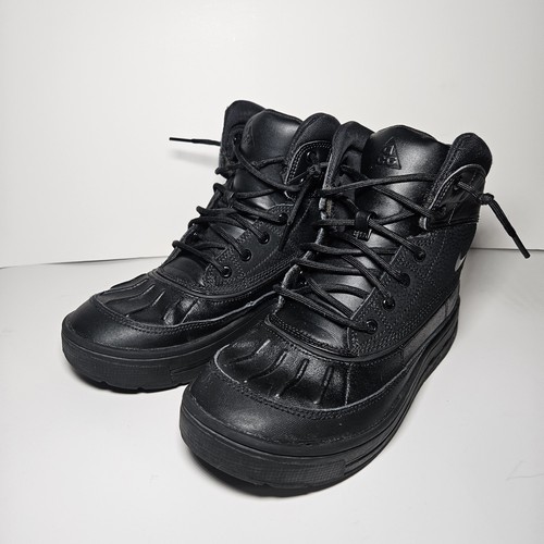 Nike ACG Woodside Boot GS 'Black' Waterproof 524872-004 - Size 5Y EUC