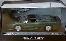 Minichamps 1/43 Jaguar XJ220 1991 Green Metallic Diecast Model Car