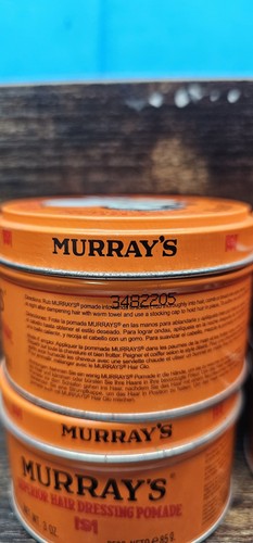 Murray's Superior Hair Dressing Pomade 3 Oz each   Lot Of 4 Jars  - Picture 3 of 5
