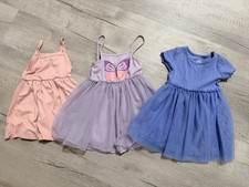Toddler Girls 18-24 Months 3 Piece Colorful Dress Bundle