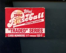 1986 Topps Traded Baseball - You Pick Your Cards