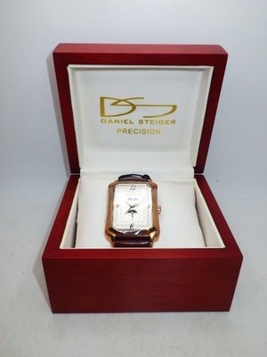 New Daniel Steiger Precision 1964 Men s Watch Rose Gold With Tags + Box DS1964