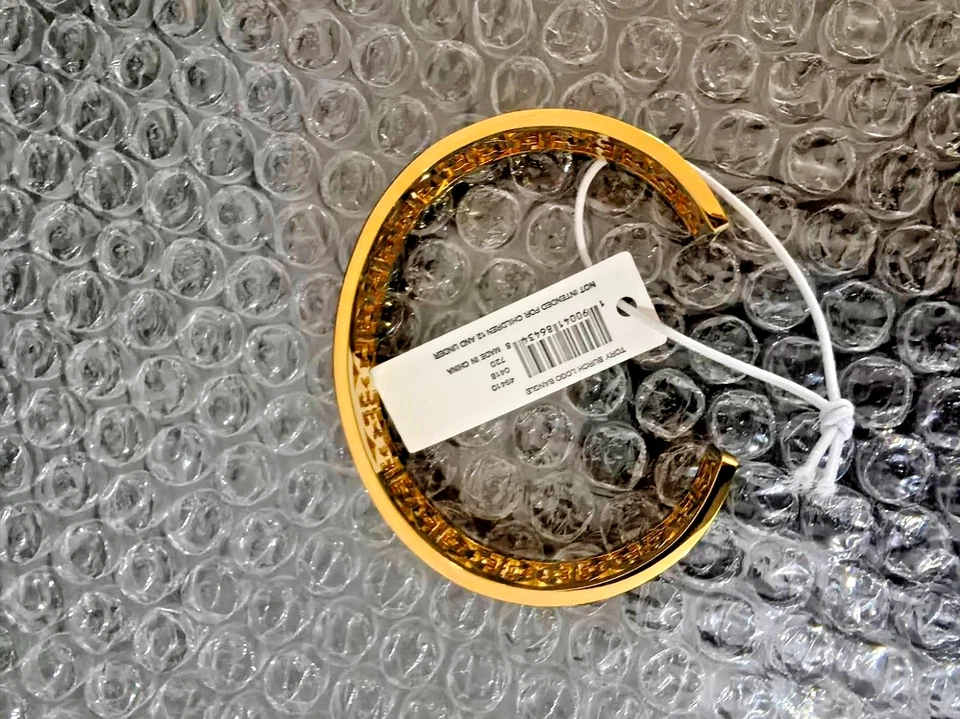 NOVO TORY BURCH LOGOTIPO OCO EM OURO COR Pulseira - Imagem 2 de 4