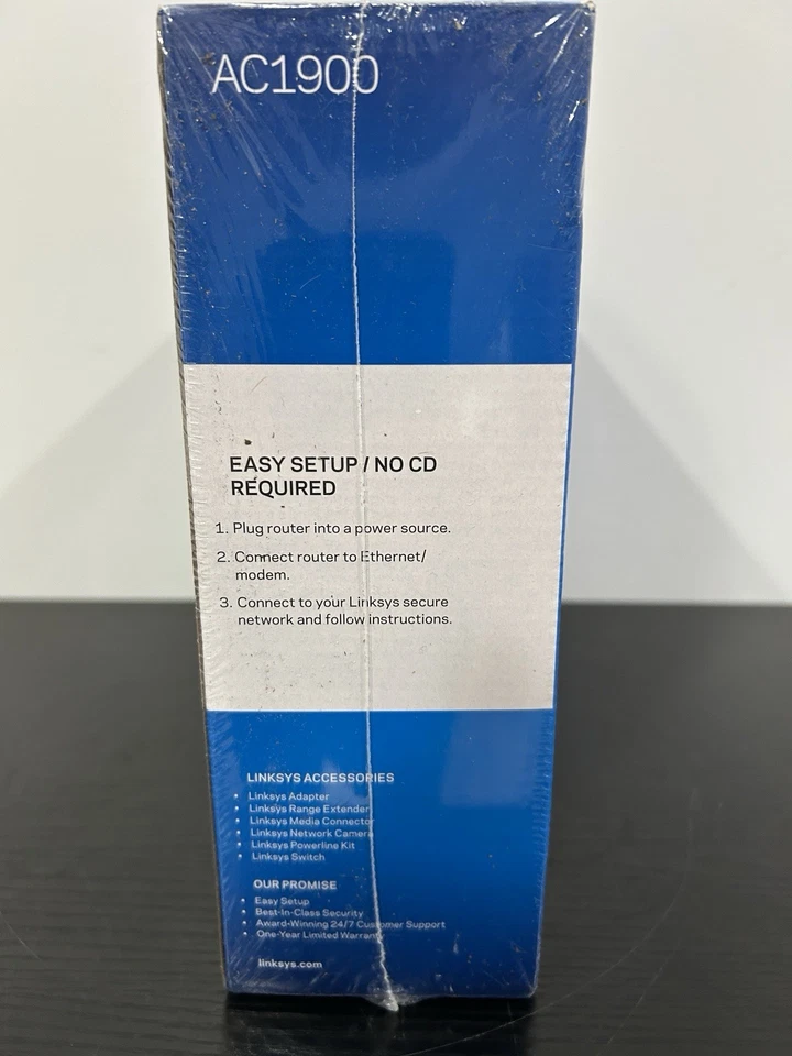 Linksys AC1900 EA6900 Dual Band Smart Wi-Fi Gigabit Router Easy Setup NEW SEALED - Image 4 of 4